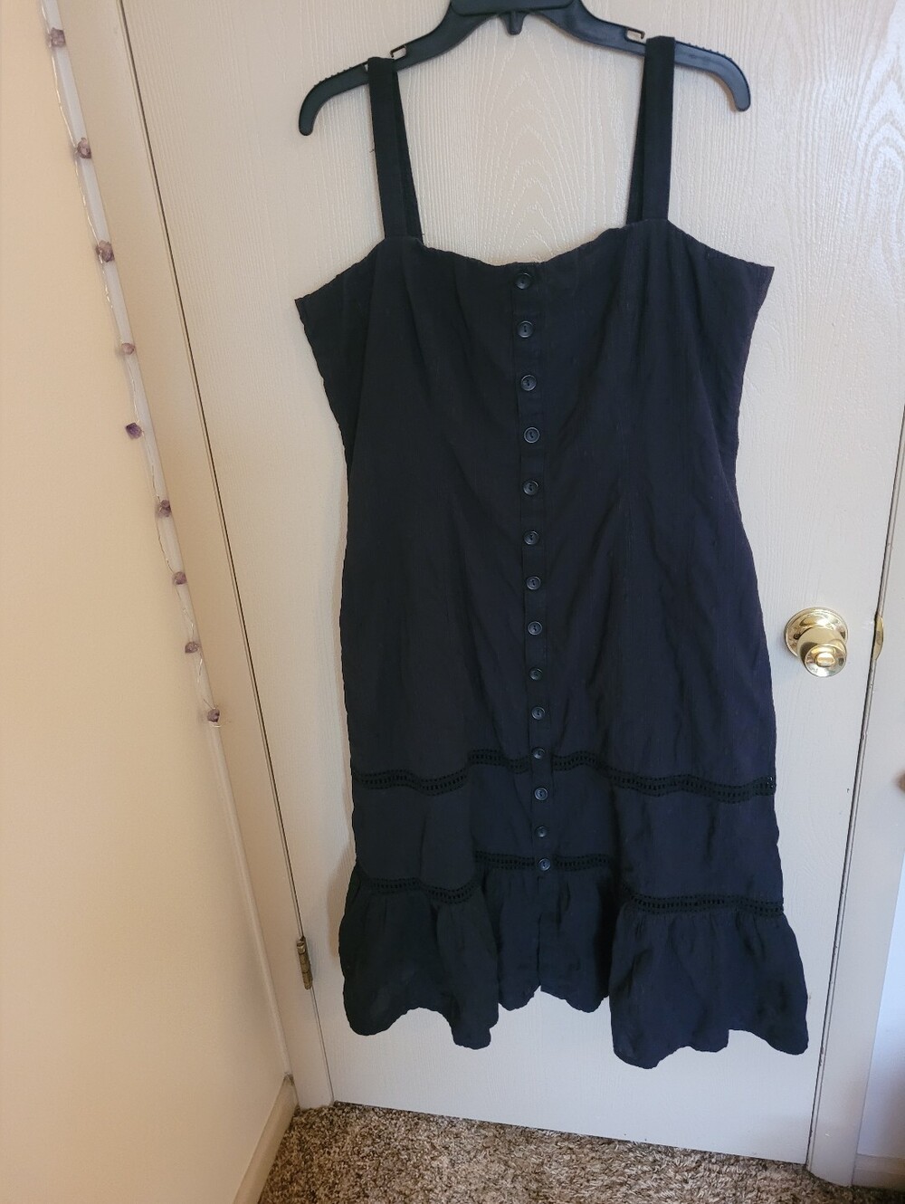 Idyllwind By Miranda Lambert Black Midi Dress Summer Country Plus Size XXL